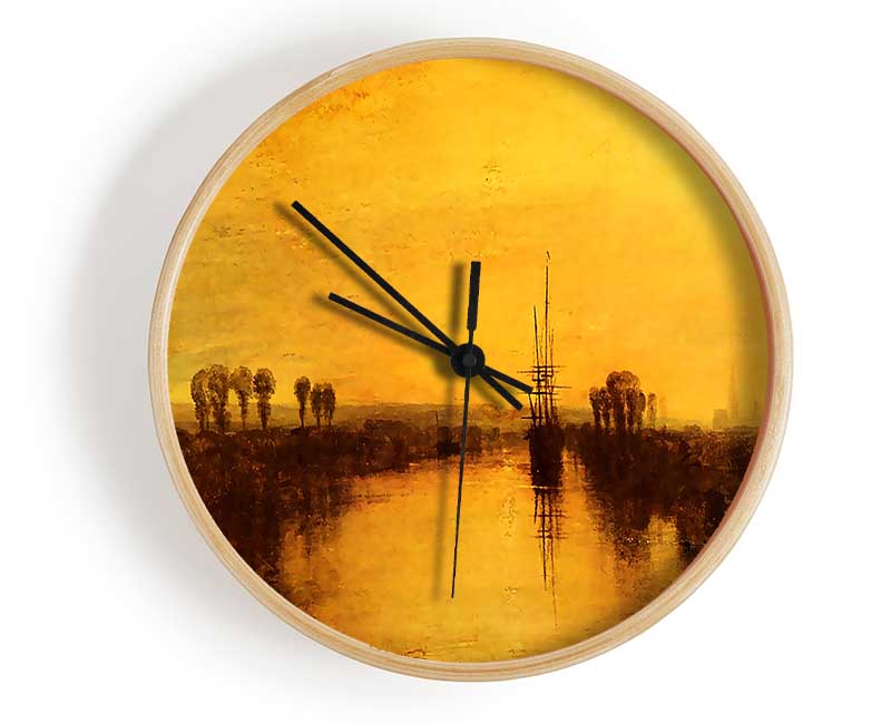 Joseph Mallord Turner Chichester Canal Clock - Wallart-Direct UK