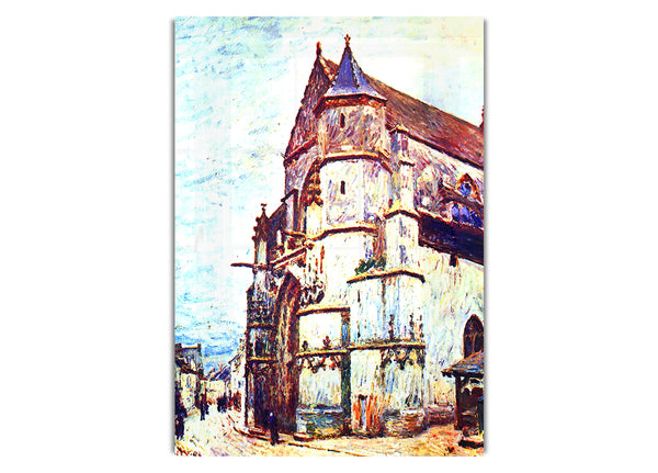 Church In Moret, After The Rain By Sisley