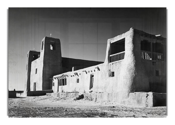 Church, Acoma Pueblo By Ansel Adams