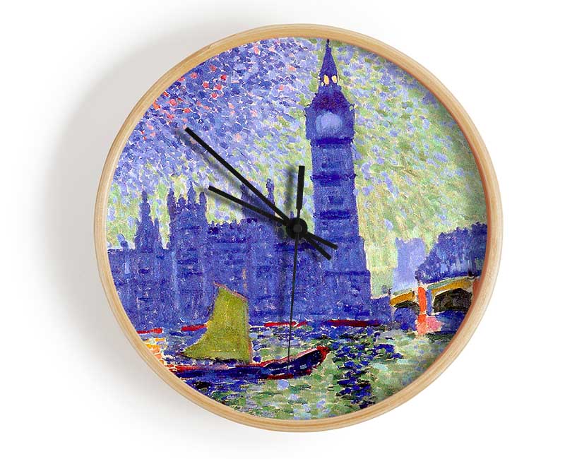 Claude Monet Thames Clock - Wallart-Direct UK