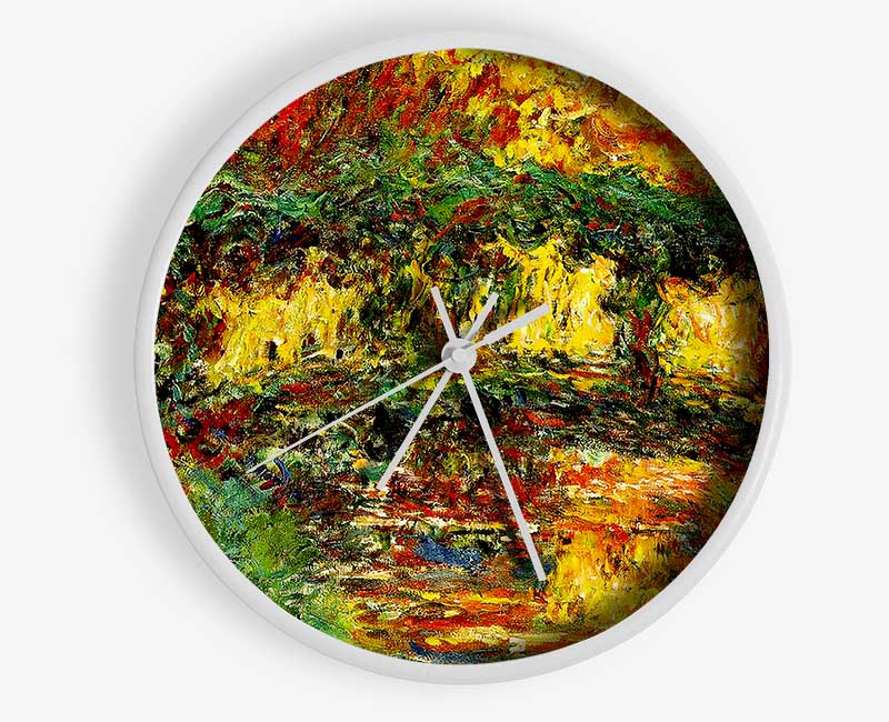 Claude Monet The Road Bridge At Argenteuil Clock - Wallart-Direct UK