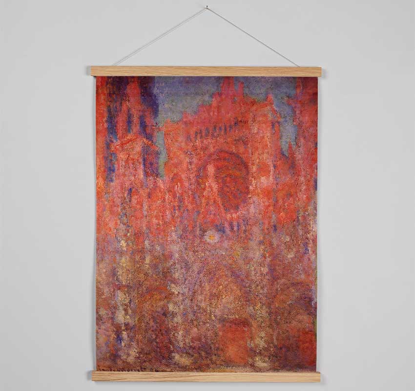 Claude Monet Rouen Cathedral Facade Hanging Poster - Wallart-Direct UK