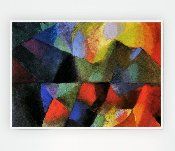 August Macke Colour Print Poster Wall Art