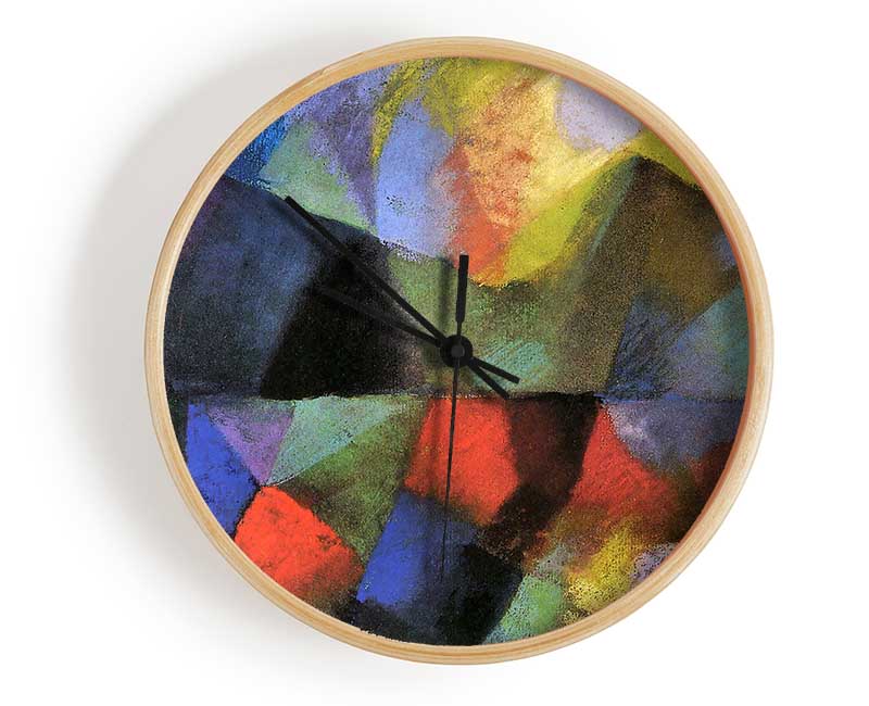 August Macke Colour Clock - Wallart-Direct UK