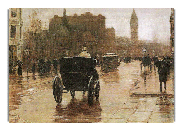 Columbus Avenue By Hassam