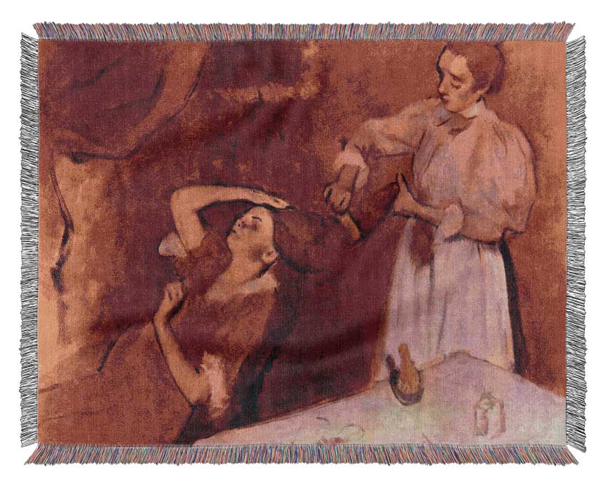 Degas Combing Hair Woven Blanket