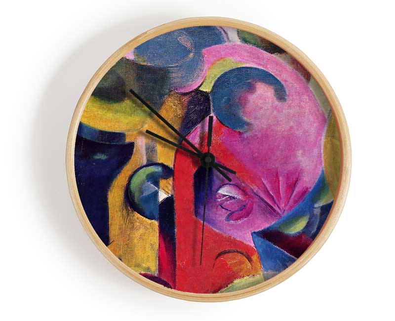 Franz Marc Composition 3 Clock - Wallart-Direct UK