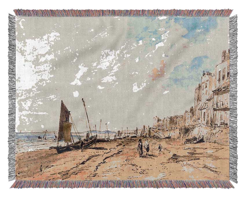 Constable Brighton Beach Woven Blanket