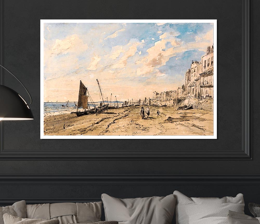 Constable Brighton Beach Print Poster Wall Art