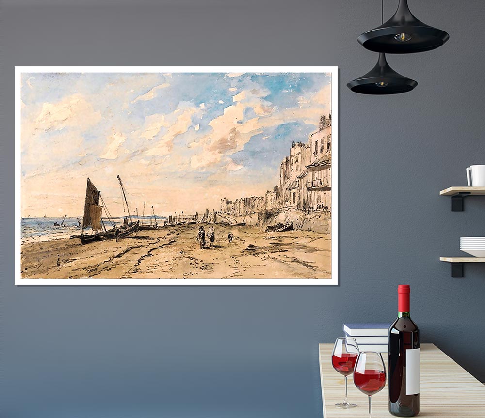 Constable Brighton Beach Print Poster Wall Art