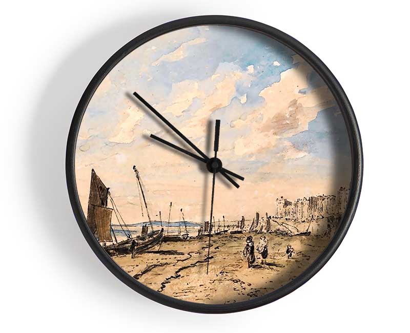 Constable Brighton Beach Clock - Wallart-Direct UK