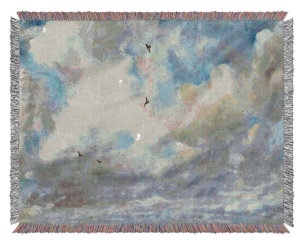 Constable Cloud Study Woven Blanket