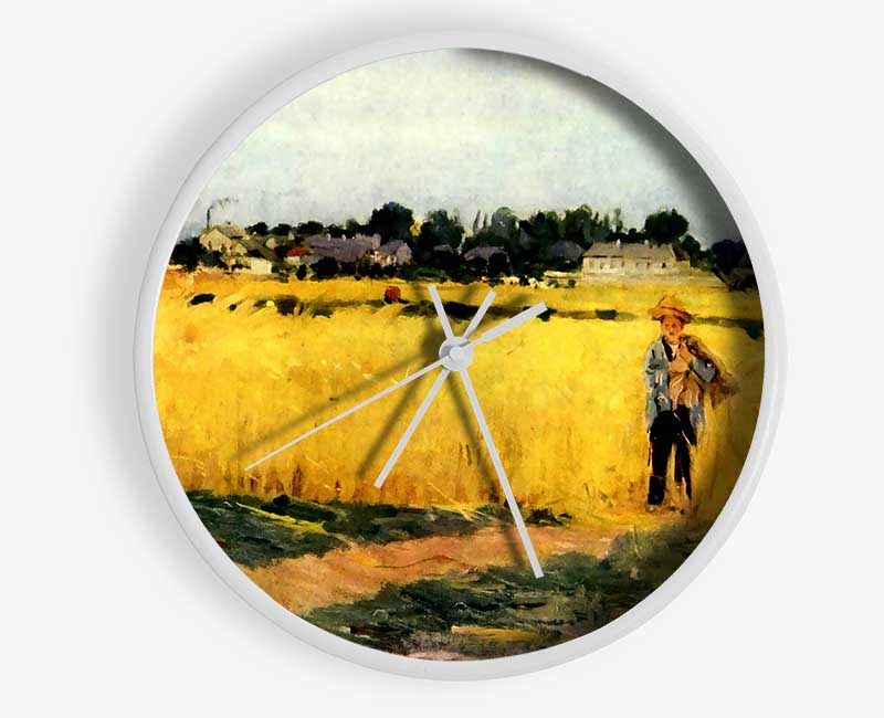 Morisot Cornfield Clock - Wallart-Direct UK