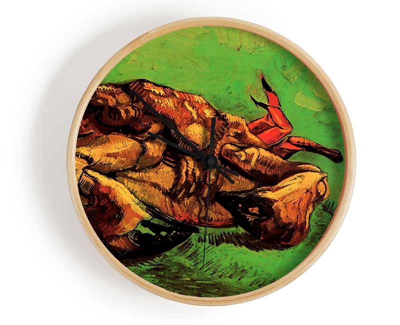 Van Gogh Crab On Its Back Clock - Wallart-Direct UK