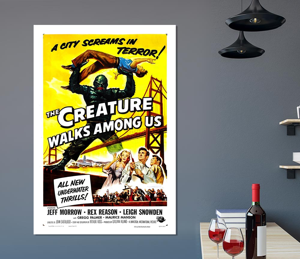 Creature Walks Among Us Poster 1 Print Poster Wall Art