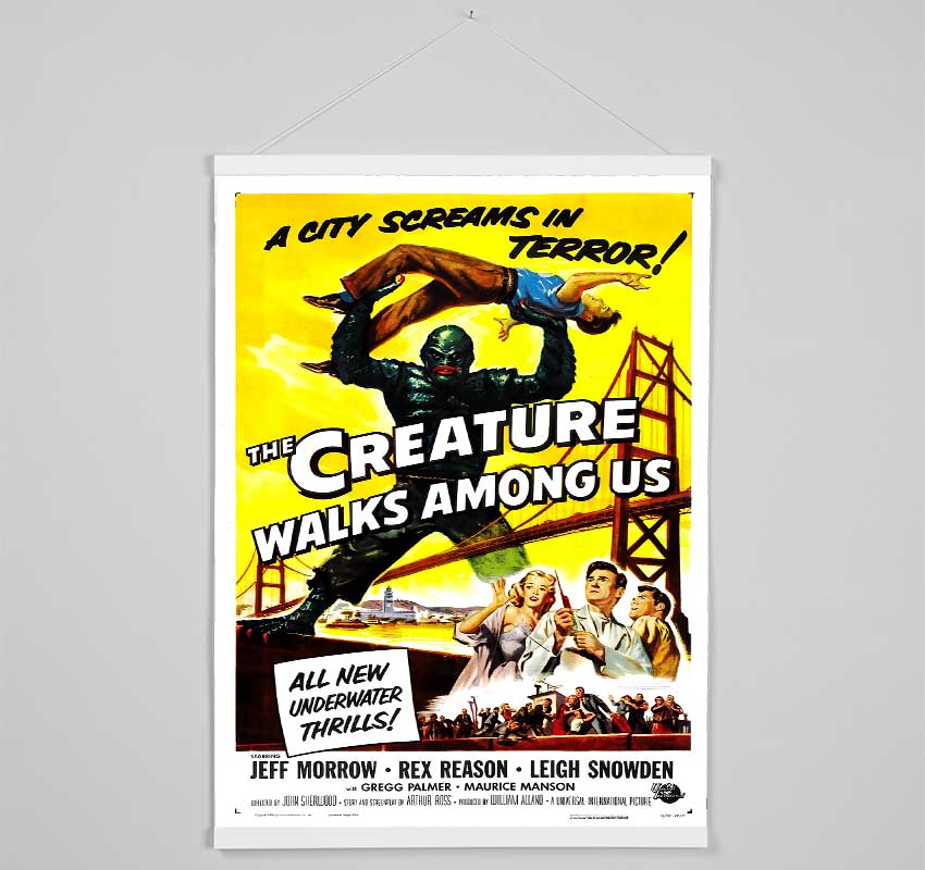 Creature Walks Among Us Poster 1 Hanging Poster - Wallart-Direct UK