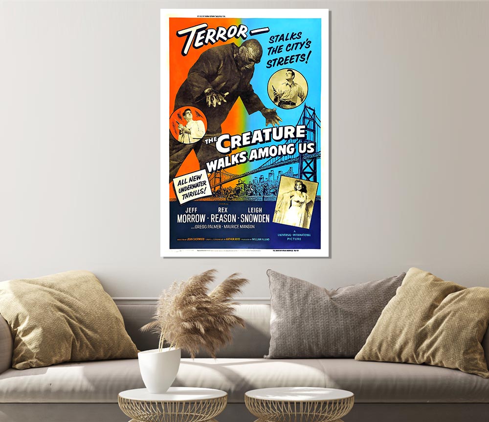 Creature Walks Among Us Poster 2 Print Poster Wall Art