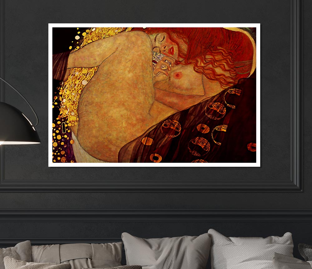 Klimt Danae Print Poster Wall Art