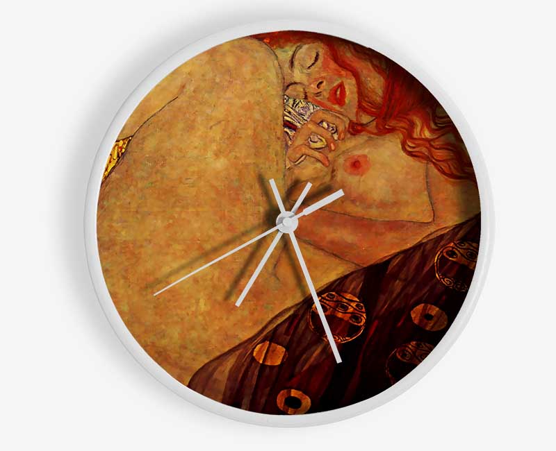 Klimt Danae Clock - Wallart-Direct UK