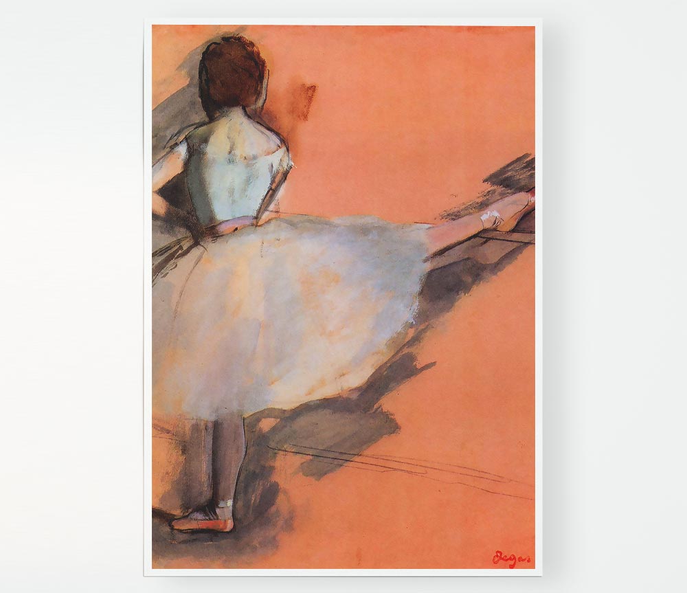 Degas Dancer At The Bar Print Poster Wall Art