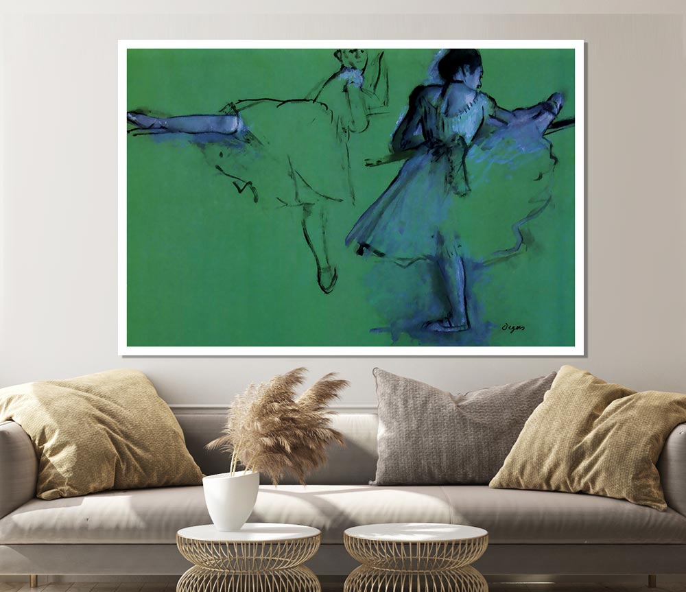 Degas Dancers At The Bar 2 Print Poster Wall Art