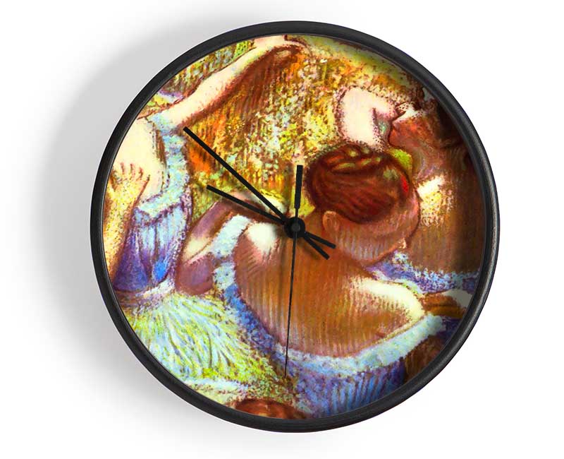 Degas Dancers In Blue Clock - Wallart-Direct UK