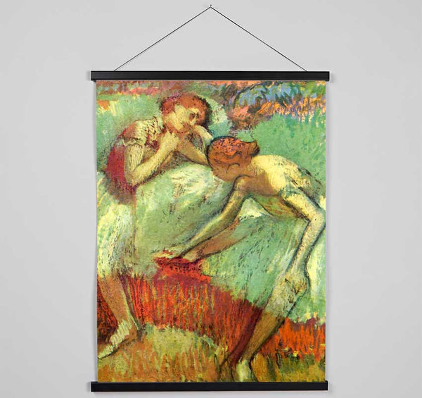 Degas Dancers In Green Hanging Poster - Wallart-Direct UK