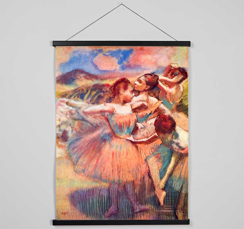 Degas Dancers In The Landscape Hanging Poster - Wallart-Direct UK