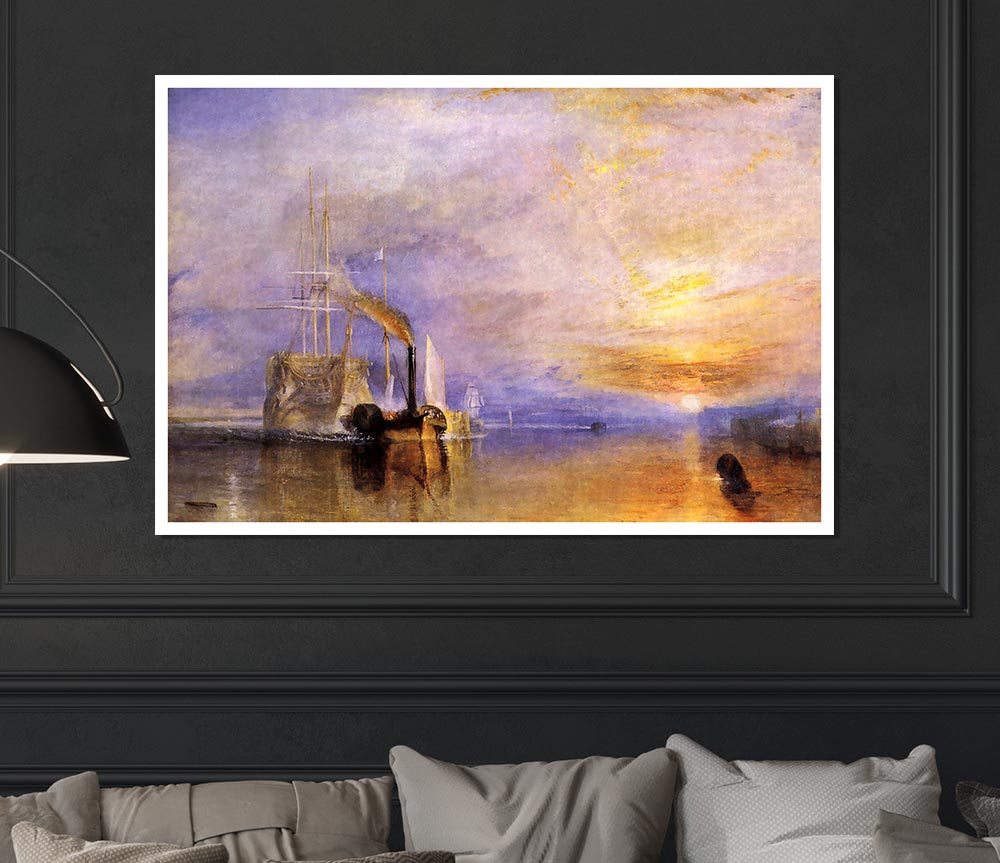 Joseph Mallord Turner Deception Print Poster Wall Art