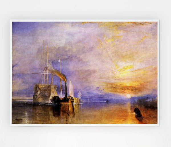 Joseph Mallord Turner Deception Print Poster Wall Art