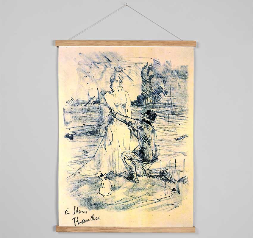 Toulouse Lautrec Declaration Hanging Poster - Wallart-Direct UK