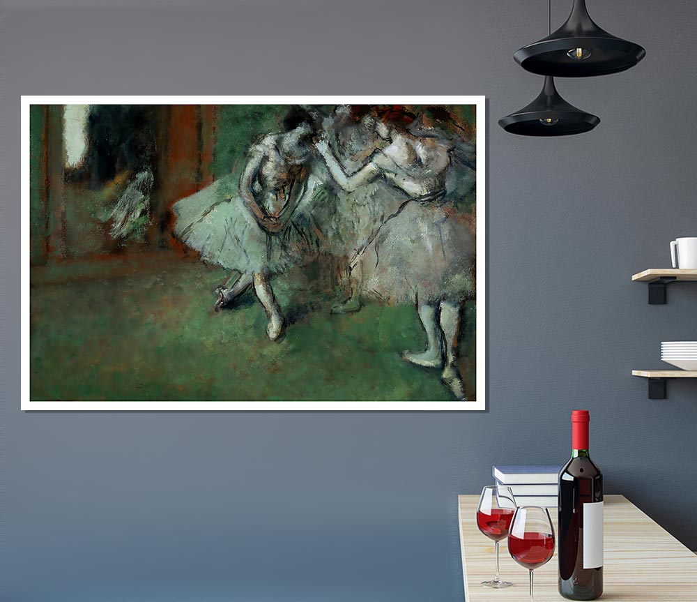 Degas A Group Of Dancers Print Poster Wall Art