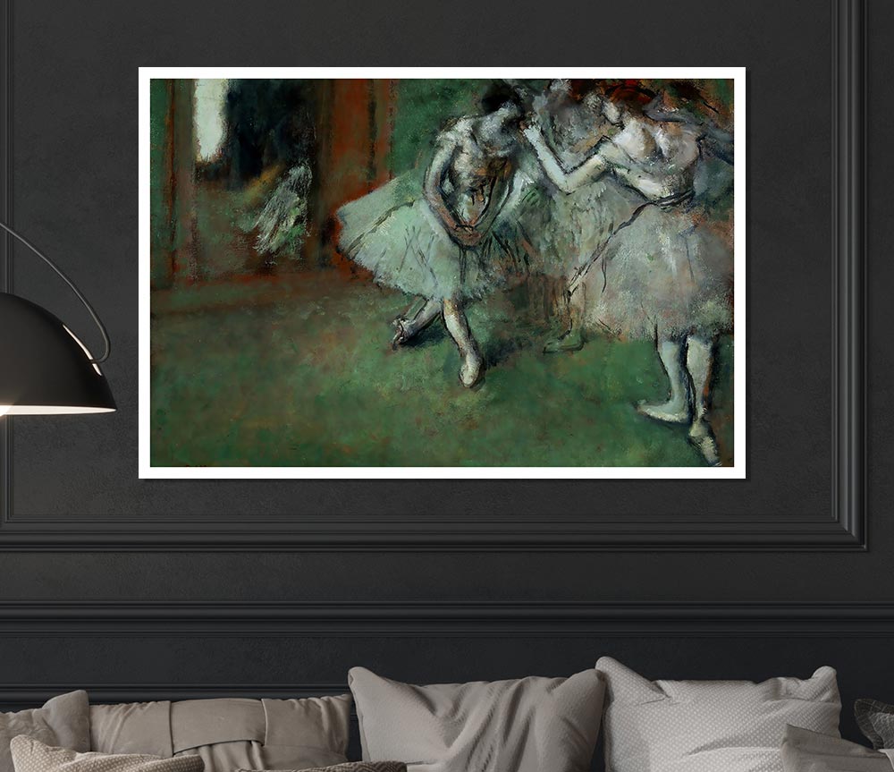 Degas A Group Of Dancers Print Poster Wall Art