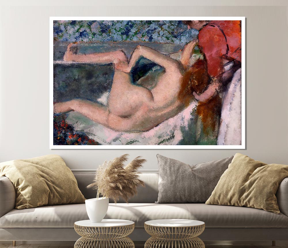 Degas After The Bath Print Poster Wall Art