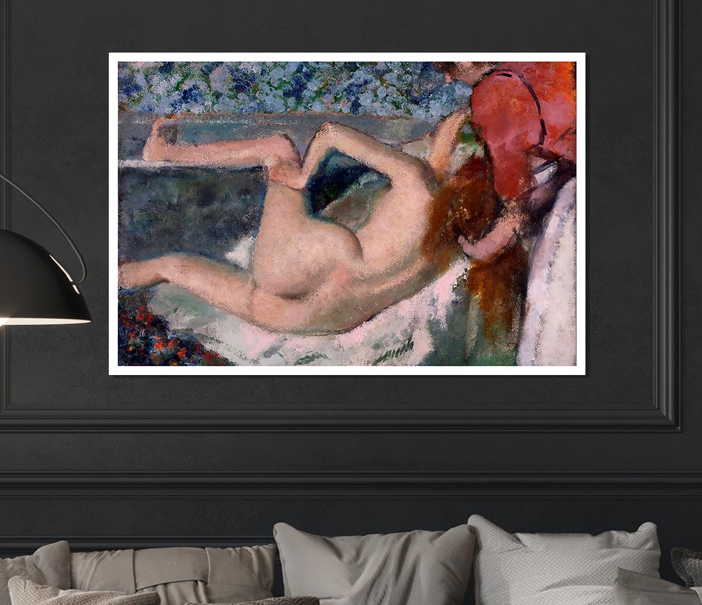 Degas After The Bath Print Poster Wall Art