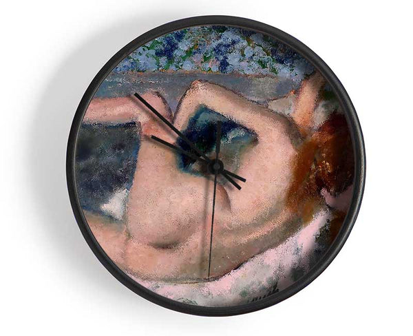 Degas After The Bath Clock - Wallart-Direct UK