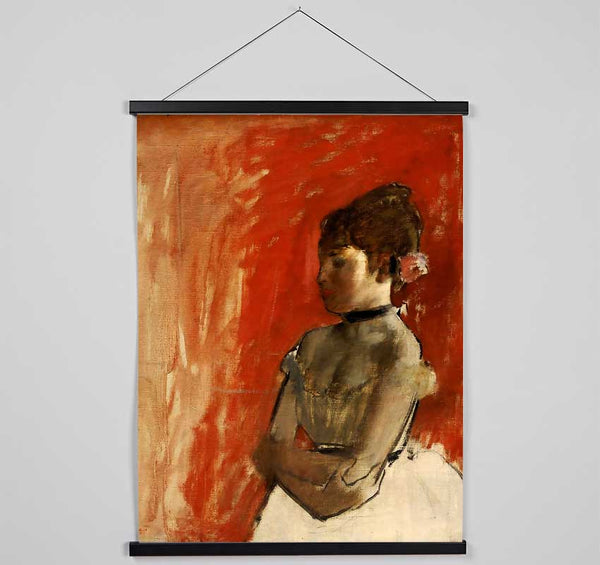 Degas Ballet Dancer With Arms Crossed Hanging Poster - Wallart-Direct UK