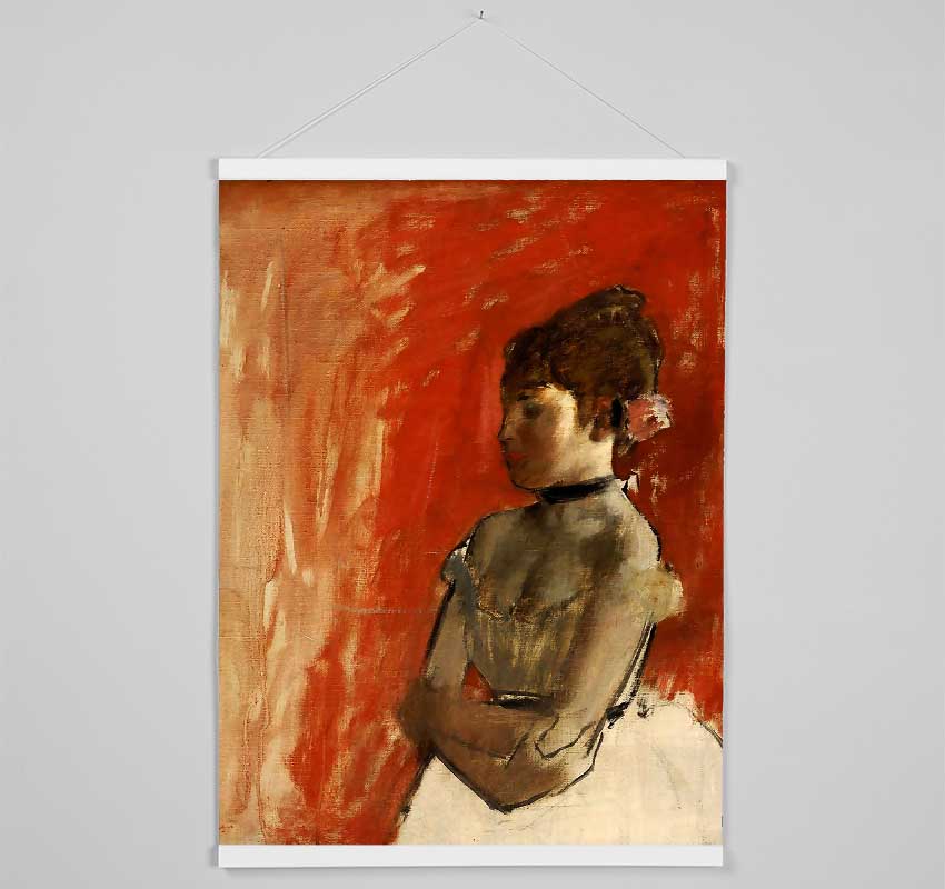 Degas Ballet Dancer With Arms Crossed Hanging Poster - Wallart-Direct UK