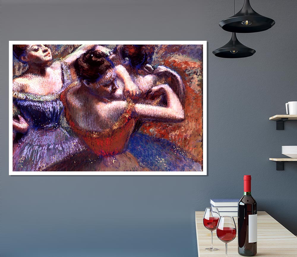 Degas Dancers Print Poster Wall Art