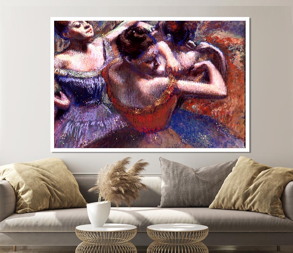 Degas Dancers Print Poster Wall Art