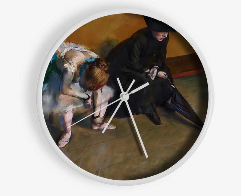 Degas Waiting Clock - Wallart-Direct UK