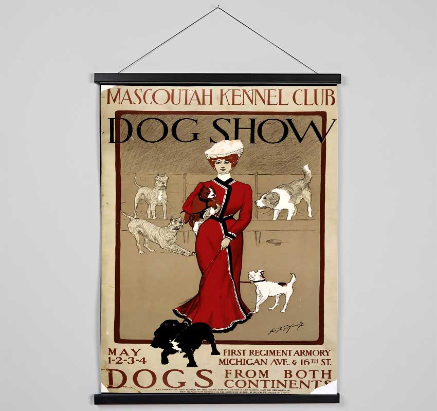 Dog Show Hanging Poster - Wallart-Direct UK