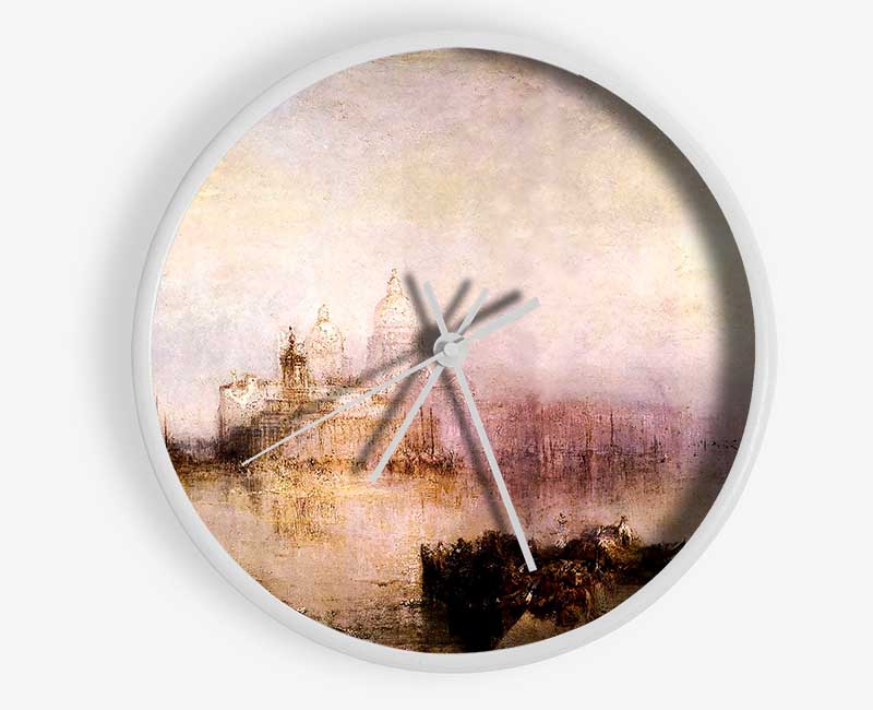 Joseph Mallord Turner Dogana And Santa Maria In Venice Clock - Wallart-Direct UK