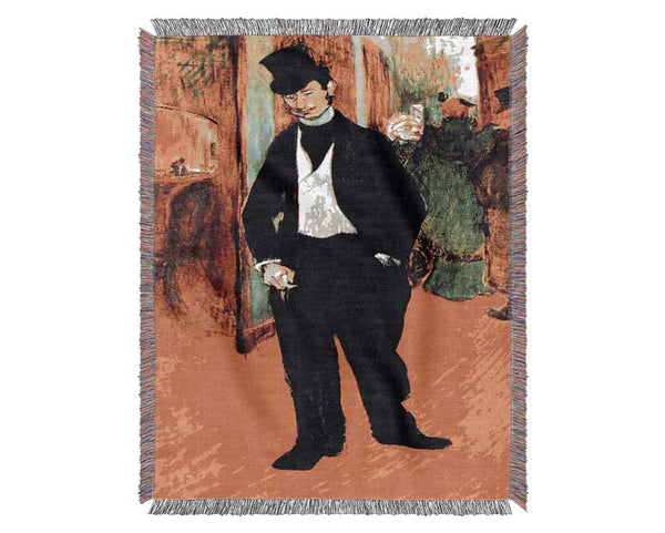 Toulouse Lautrec Dr Tapia De Celeyran Woven Blanket