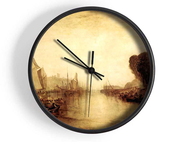 Joseph Mallord Turner East Cowes Castle Clock - Wallart-Direct UK