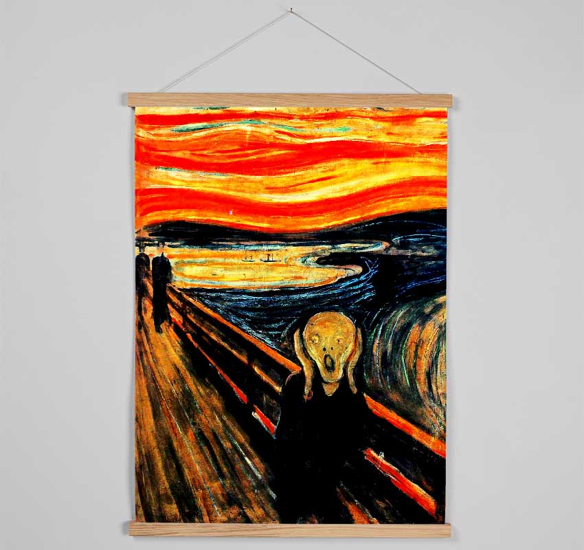 Edvard Munch The Scream Hanging Poster - Wallart-Direct UK