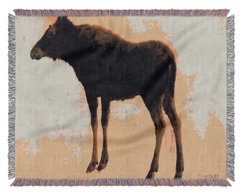 Bierstadt Elk Woven Blanket