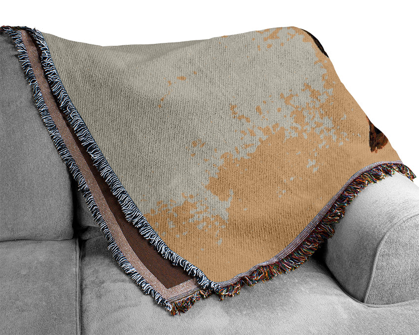 Bierstadt Elk Woven Blanket