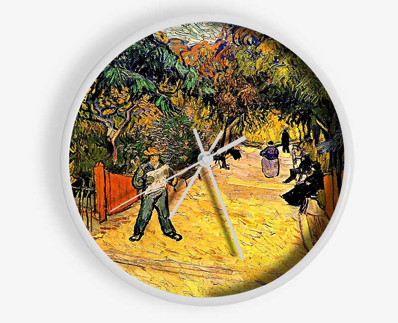 Van Gogh Entrance To The Public Park In Arles Clock - Wallart-Direct UK