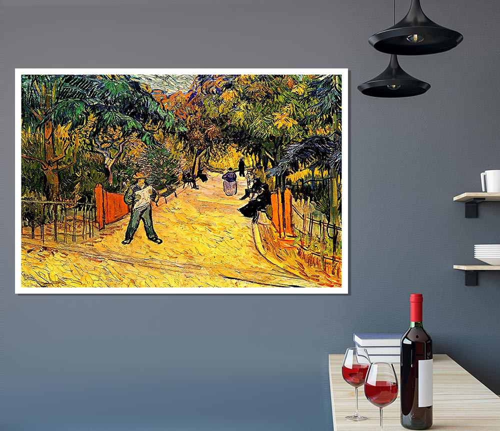 Van Gogh Entrance To The Public Park In Arles Print Poster Wall Art